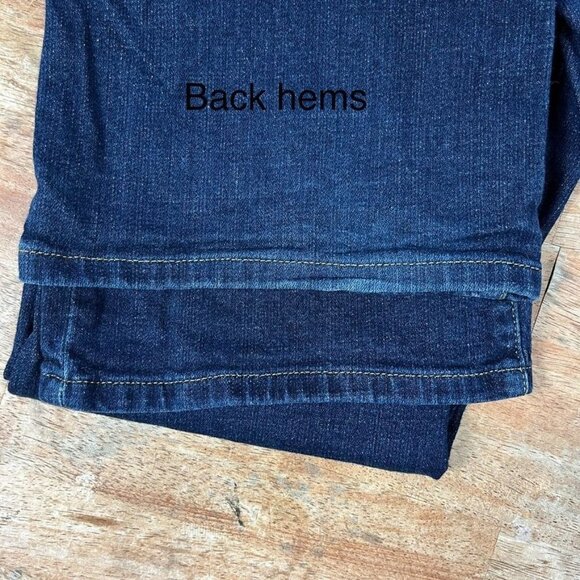 Levis 515 Bootcut Jeans Womens 10 32x32 Flare Mid‎ Rise Dark Wash - Picture 12 of 12